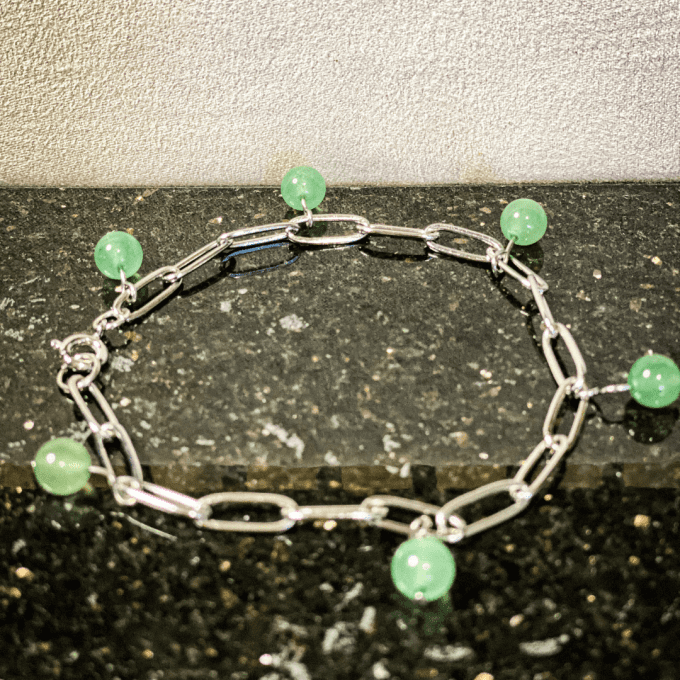 Bracelet Aventurine Verte